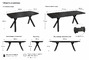 VOLT 160( 45)x90 стол раздвижной