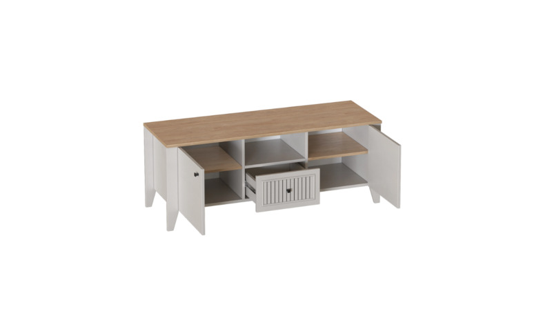 Тумба ТВ 2D 1 ящ Валенсия Мбг